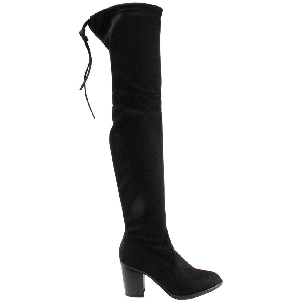 Black Thigh High Boots